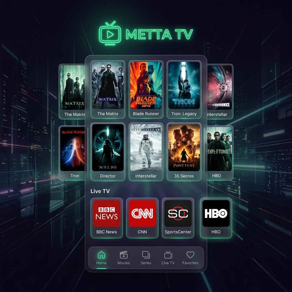 Metta TV App Interface